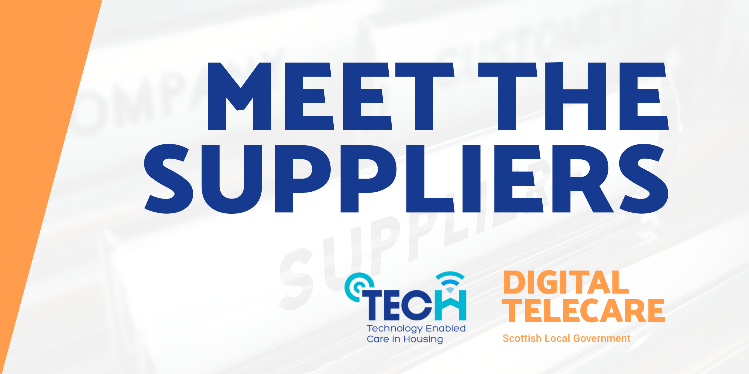 MEET THE SUPPLIERS: TWO-PART SESSION